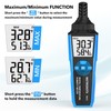 INSTRODOTS Temperature Humidity Meter, High Precision Digital Hygrometer with Ambient,