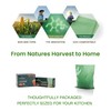 2.6 Gallon Compostable Food Scrap Bags - Handle Tie |