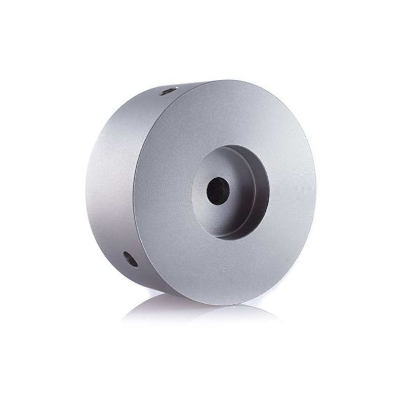 Hifi Lab Pot Aluminium 48x22 Audio Rotary Knob Solid Silver