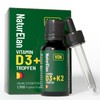 NaturElan Vitamin D3 K2 hochdosiert Tropfen - 50ml, 1000 I.E.