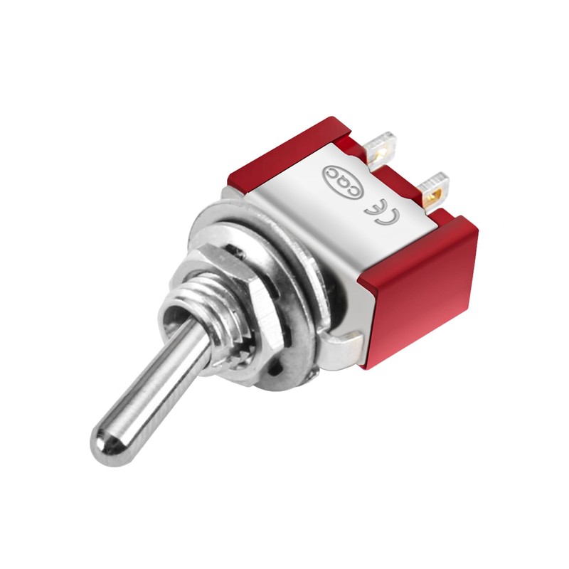 Heschen Miniature Toggle Switch MTS-101 ON-OFF SPST 2 Pin, 2A