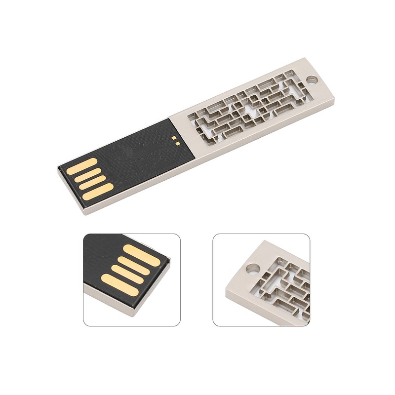 USB Flash Drive 16GB/32G/64G/128G Thumb Metal 2.0 Portable Waterproof Metal