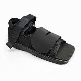 Lixinsunbu Walking Boot Shoe Orthopedic Lightweight Broken Toe with Adjustable Strap, Foot Injuries Stress Fracture, Sprains Sandal with Hard Sole (L- Female)