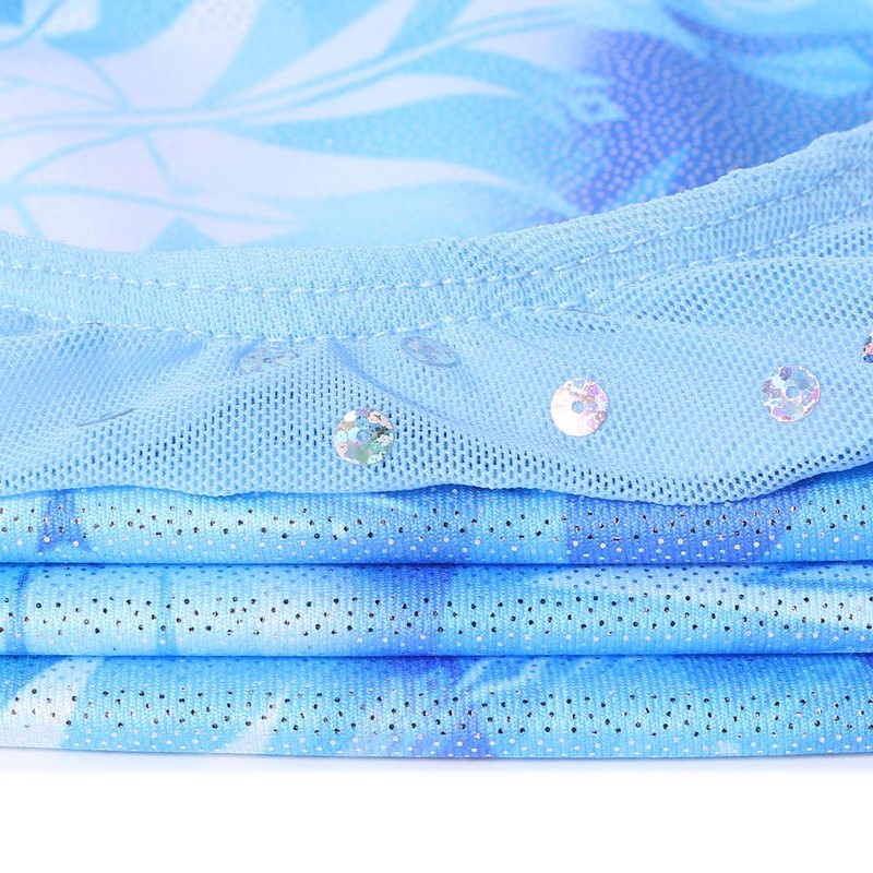 TFJH E - Maillot de gimnasia brillante de una pieza