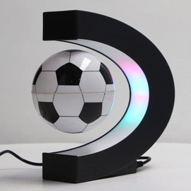 Levitating Floating Lamp, Magnetic Levitation Soccer Ornament Office Home Desktop Decor for Kids, Friend, Men and Family(#1)