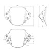 Wind Shield Motorcycle Windscreen Wind Deflector Protection for Yamaha MT-09