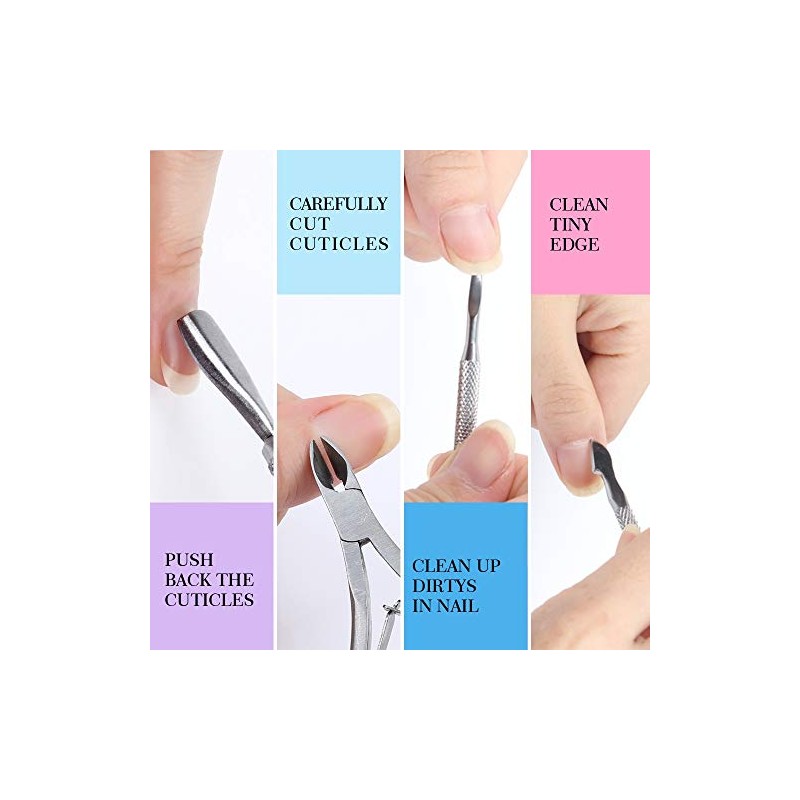 Lima de uñas y tampón - 3 limas de uñas