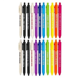 ZDSFSD 22Pcs Swear Word Daily Pen Novelty Pen Dirty Cuss Word Pens for Each Day of The Week Funny Gift