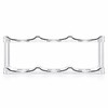 Stackable Water Bottle Organizer Rack, 2 Tier Clear Plastic Holder