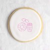 Donut And Coffee Cookie Stencil - Easy-to-Use For Stunning Cookie