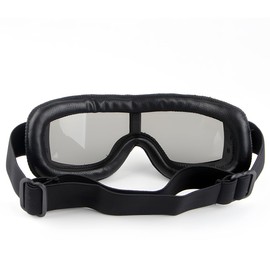 CGEAMDY Motocross Safety Goggles Universal Anti UV Motorcycle Goggles Vintage Harley Windscreen Motorcycle Helmet Windproof Dustproof Motorcycle Goggles Goggles for ATV Bike Motocross