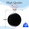 Alpine Cuisine Nonstick Round Comal Griddle 11-Inch - Black Carbon