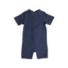 Snugabye Toddler Lightweight Back-Zip Romper- Size 4T, Blue