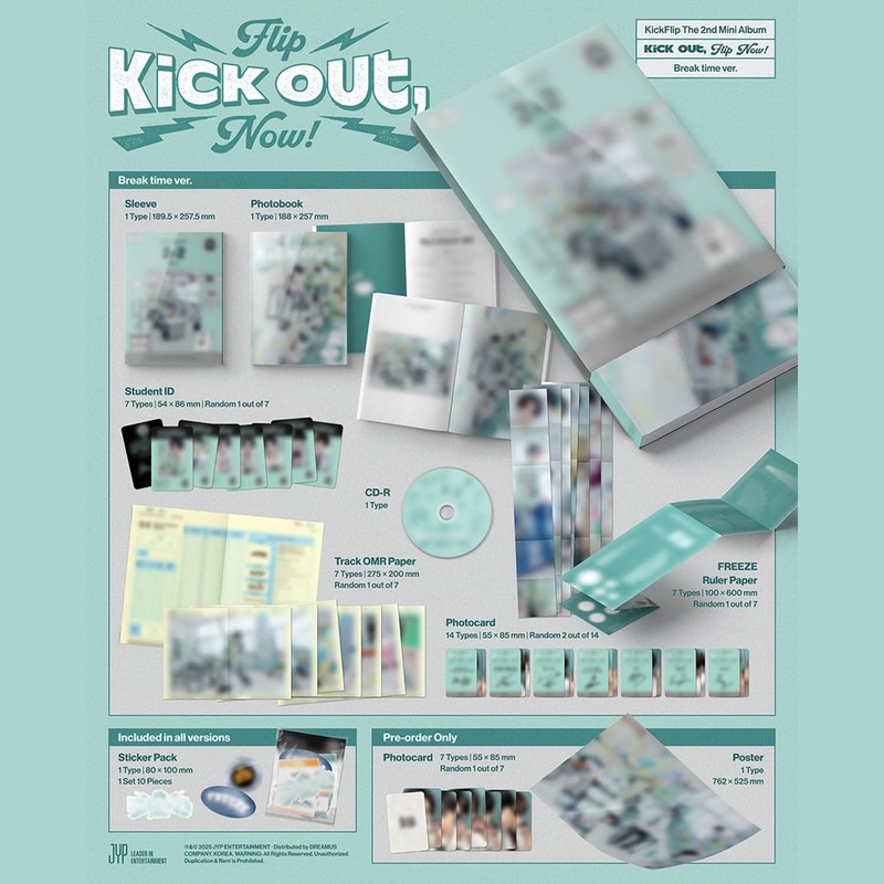 KickFlip - [Kick Out, Flip Now!] (Break time Ver.) Photobook