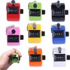 Coehaopike Clicker Counter Handheld,Tally Counter 4 Digital, Hand Counter Clicker