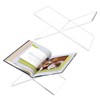 Haploon 2 Pcs Clear Acrylic Book Holder 10 x 6