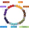 7 Chakra Crystals Healing Bracelet Necklace Stone Tree of Life
