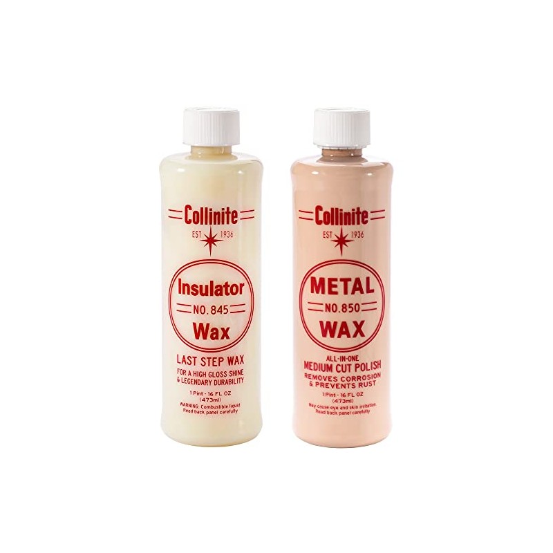 Collinite No. 845 Insulator Wax & No. 850 Metal Wax