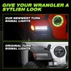 New Upgrade Smoke Lens LED Fender Light Kit for JL