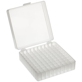 Neolab 2 1967 Neobox 100 Stackable Storage Boxes Made of Polypropylene for vials – 12 mm Transparent