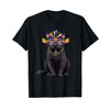 Mardi Gras Cat Lover New Orleans Louisiana Carnival 2024 T-Shirt