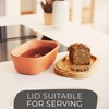 Steinzeit Bread Box Made from Breathable Terracotta (9.8x5.1x3.9 inches) -