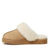 Dearfoams Women's Fireside Sydney Shearling Fur Indoor/Outdoor Scuff Slipper with