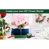 DONQL 100 Pcs Florist Wire Stems 2mm*25cm, Flexible Green Floral