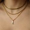 Hipwope 14K Gold/Silver Plated Snake Chain Necklace，Herringbone Necklace For Women