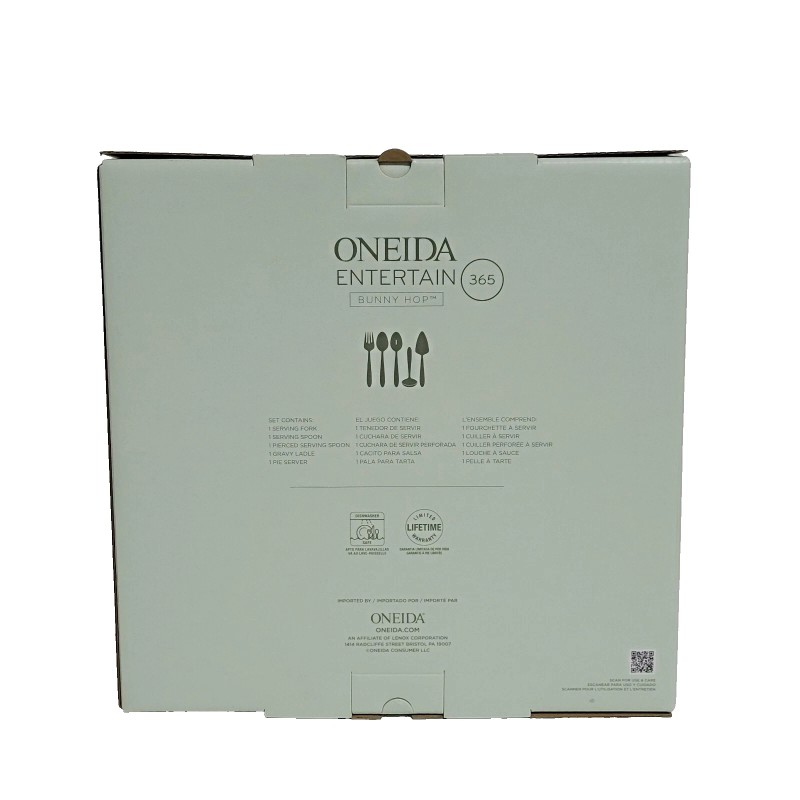 ONEIDA NEW Oneida Stainless Steel Entertain 365 Bunny Hop 5-Piece
