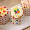 Webake Large Paper Baking Cup, 6oz Disposable Cupcake Muffin Cases,