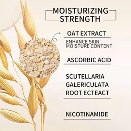 Oatmeal Moisturiser,Skin Care for Moisturiser Face Women,Face Cream for Women,Tinted Moisturiser for Soothing and Deeply Hydrating,Dry Skin Moisturiser Face Care with Niacinamide