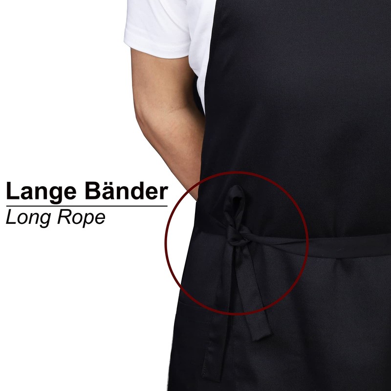 EXPRESS-STICKEREI Apron Papa Grill/Chef Cooking Apron with Modern Design Grill