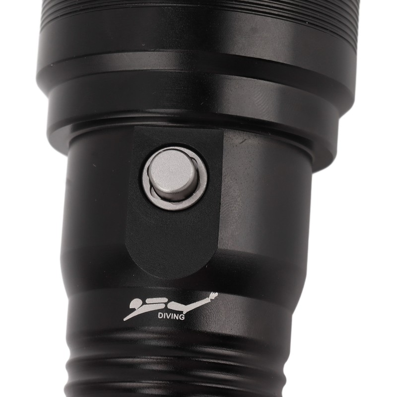 Scuba Diving Flashlight 6000lm IPX8 Waterproof Underwater LED Dive Light