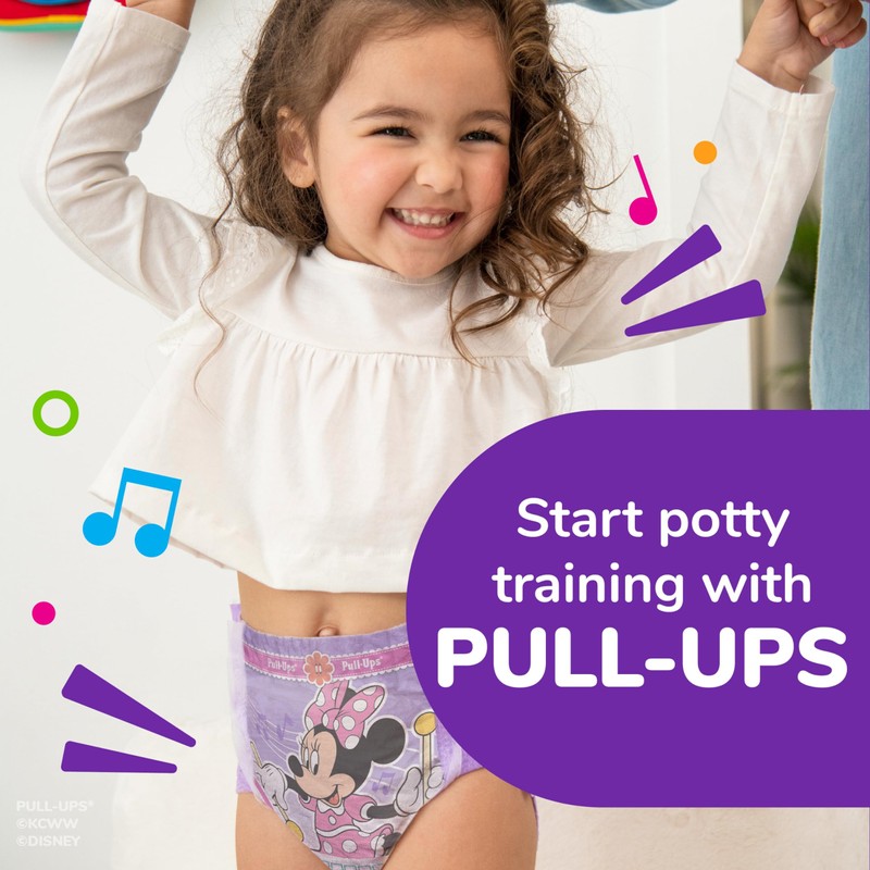 Pull-Ups Girls' Potty Training Pants, Size 5T-6T Training Underwear (50+
