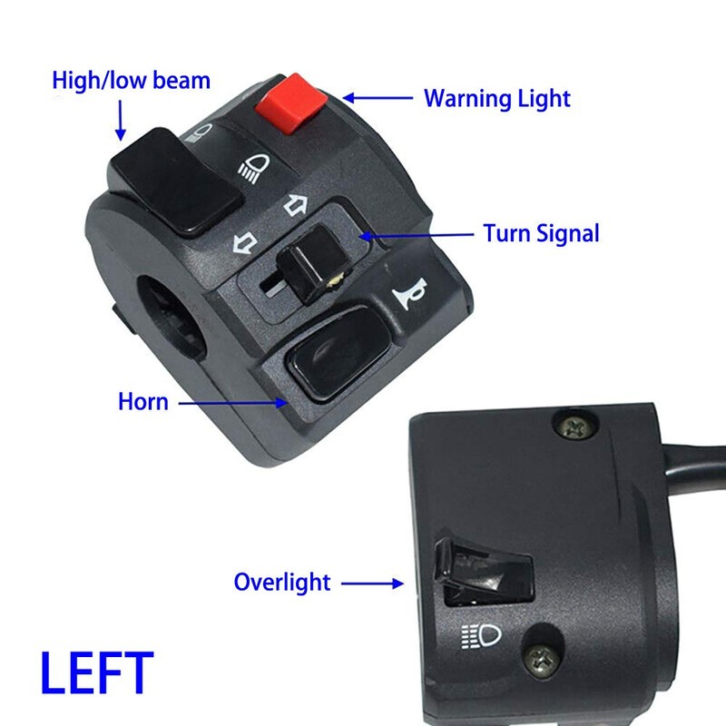 BESTEU 1 Pair Motorcycle Switch Handlebar Switch Controller Switch Motorcycle