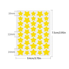 5 Sheets Star Temporary Tattoo Stickers Men Women Girls Makeup Festival Carnival Birthday Party Fake Body Tattoos for St Patrick's Day Theme Face Tattoos Body Tattoos