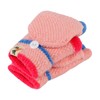 Children's Half Finger Gloves with Flip Top Mittens Knitted Gloves