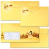 25 Envelopes Festive Wishes Christmas DIN C6 (162 x 114