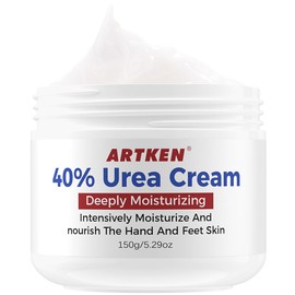 resdam Urea Cream 40%, Keratolytic Foot Cream for Dry Cracked Heels, Feet, Knees, Elbows, Hands, Cuticle, Callus Remover, Skin Barrier Repair (1)