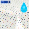 QPC Direct Rainbow Polka Dot PVC Oilcloth Table Cover Vinyl