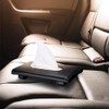 Car Visor Tissue Holder, PU Leather Napkin Box, 2-Pack, Black