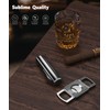 RONXS Cigar Lighter and Cutter Set, Adjustable Jet Flame Torch