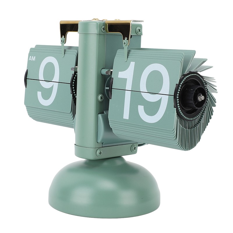 Retro Flip Down Clock with Reminder Timer Stable Accuracy Creative