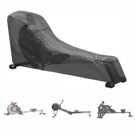 Rowing Machine Cover, Onlyme Fitness Equipment Dustproof Cover Indoor Outdoor, Waterproof All Season Available Rowing Machine Covers for Home Gym
