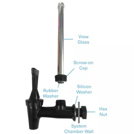 Berkey Sight Glass™ Spigot- 10" Fits Royal Berkey
