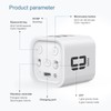 Ankilo Cube Pomodoro Timer, Digital Productivity Timer, 5/10/30/60 Minutes Rotating