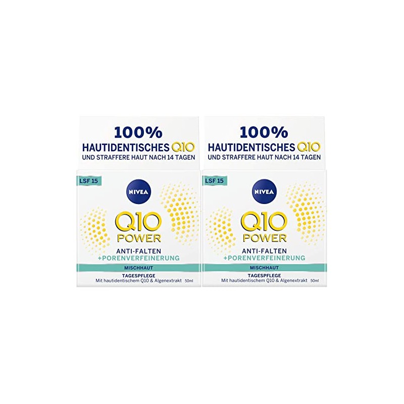 NIVEA Q10 Power Anti-Wrinkle + Firming Pore Refining Day Cream