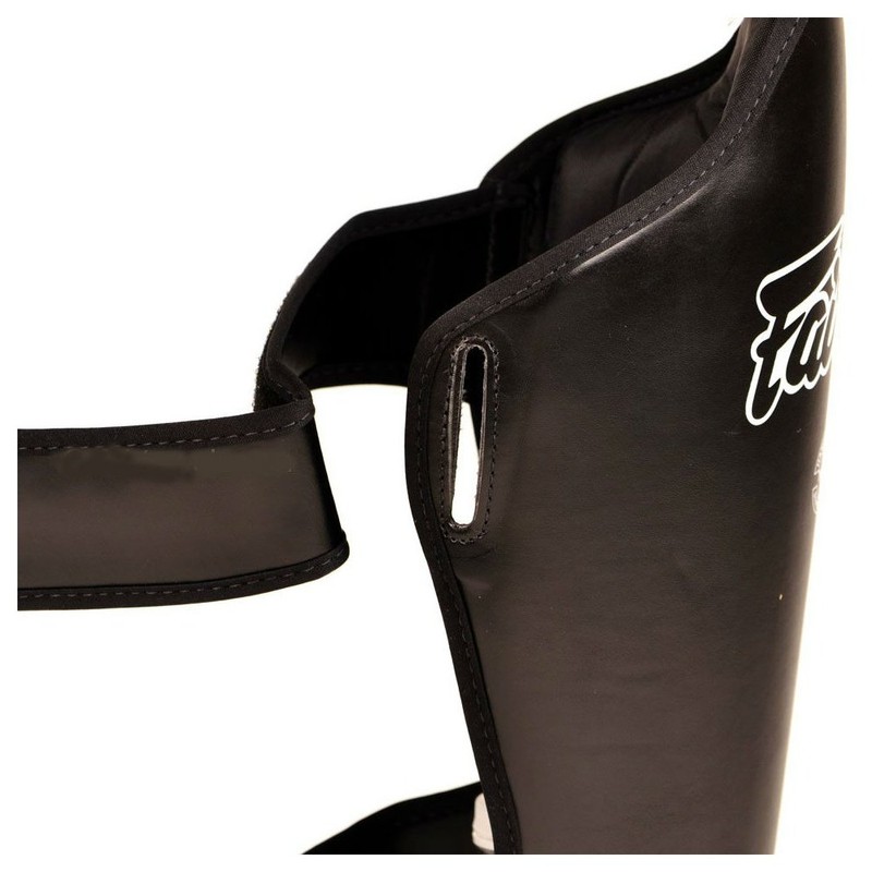 Fairtex Muay Thai Shin Guards - Black Large