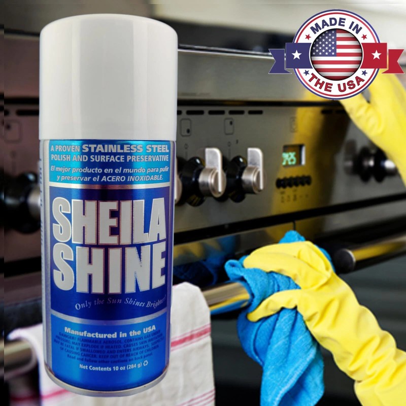 Sheila Shine Stainless Steel Cleaner Polish Pack of 3 Streak